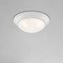 2_Tap 16.75" Wide 3-Light Matte White Flush Mount Ceiling Light