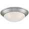 Tap 16 3/4" Wide Brushed Nickel Ceiling Light