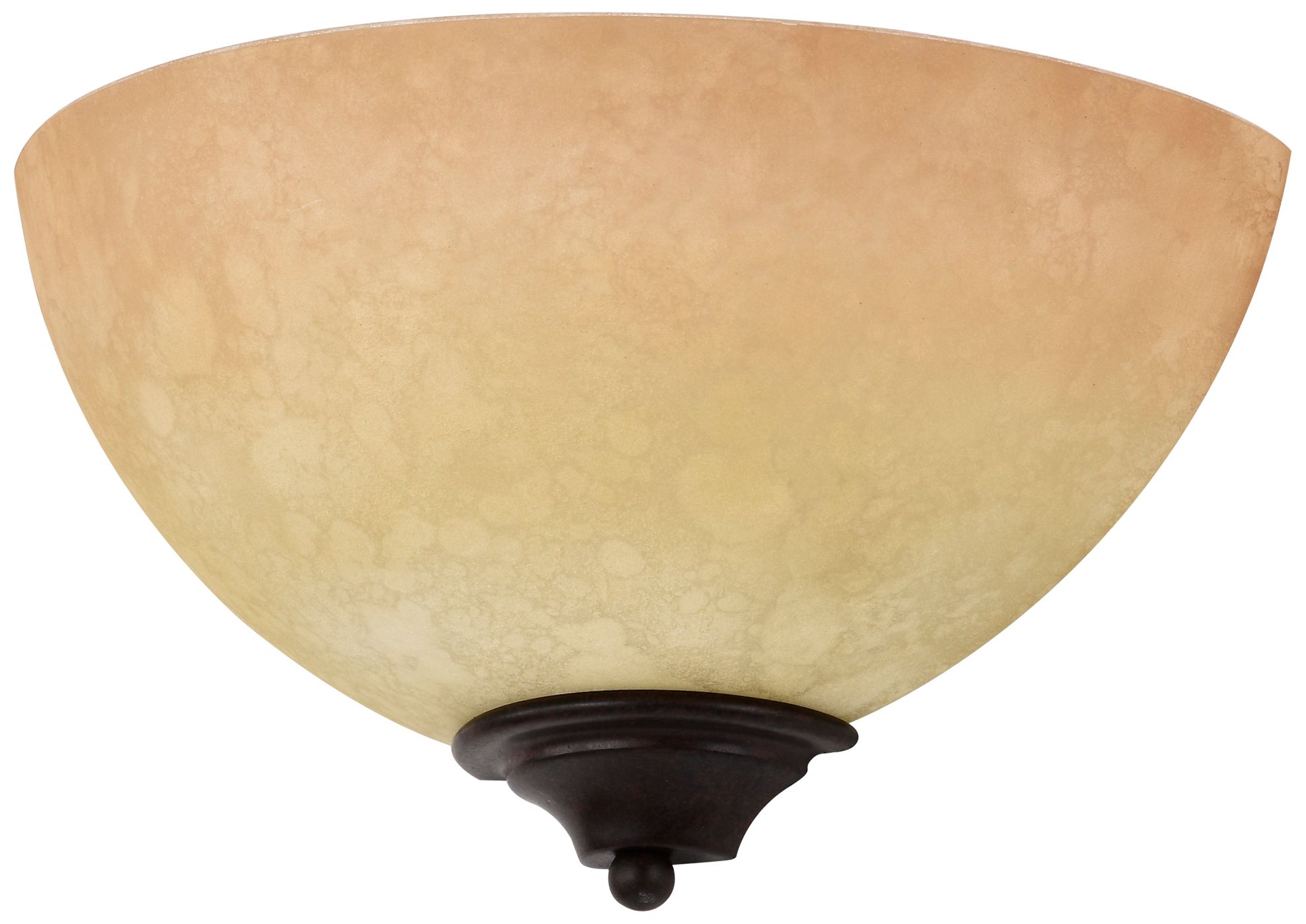 Image 7 Tapas 7" High Old Bronze Wall Sconce with Tuscan Suede Glass more views