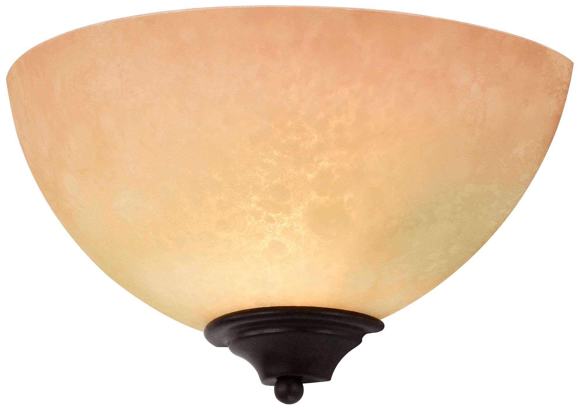 Tapas 7" High Old Bronze Wall Sconce with Tuscan Suede Glass