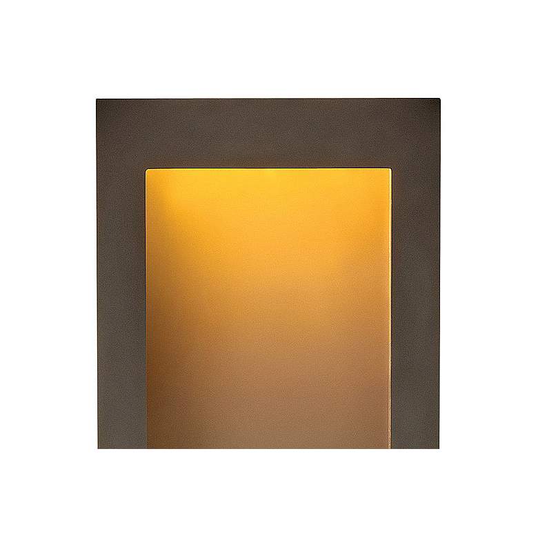 Image 2 Taper 15"H Textured Oil-Rubbed Bronze LED Outdoor Wall Light more views