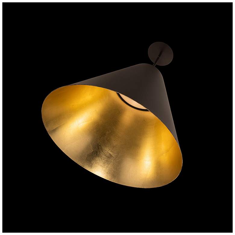 Image 4 Taper 22in LED Pendant 3000K in Bronze/Gold more views