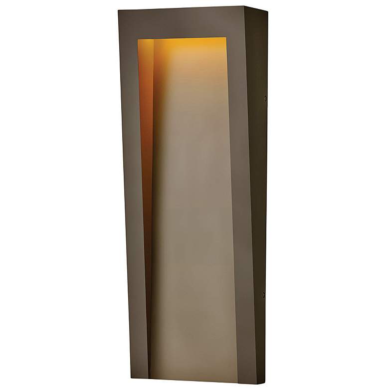 Image 3 Taper 24"H Textured Oil-Rubbed Bronze LED Outdoor Wall Light more views