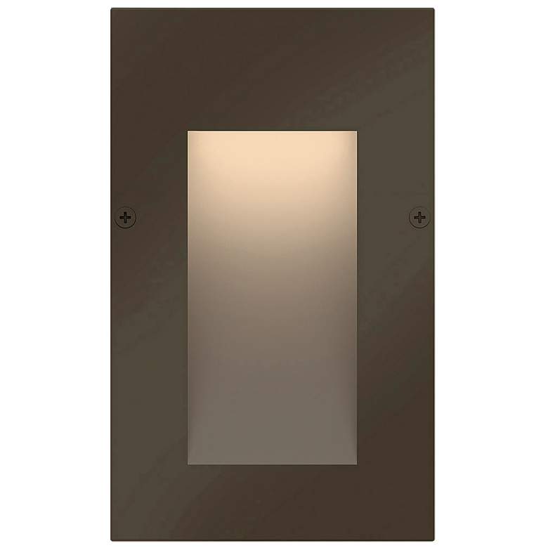 Image 1 Taper 3 inch Wide Bronze Step Light by Hinkley Lighting