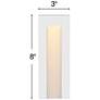 3_Taper 3" Wide White Step Light by Hinkley Lighting 12V more views