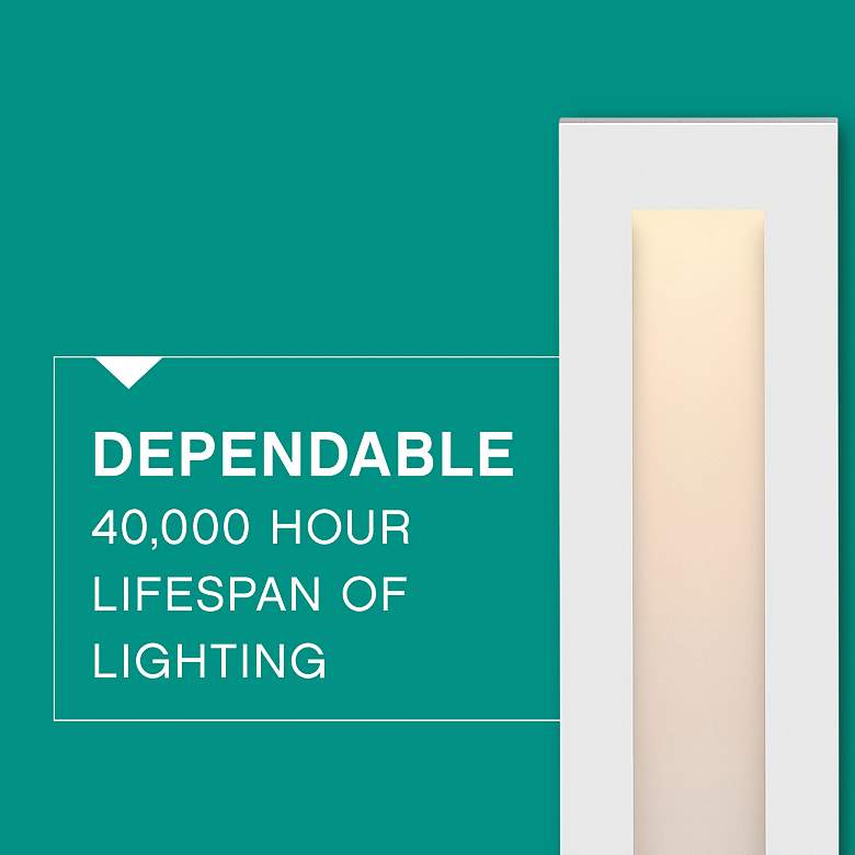 Image 4 Taper 3" Wide White Step Light by Hinkley Lighting 12V more views
