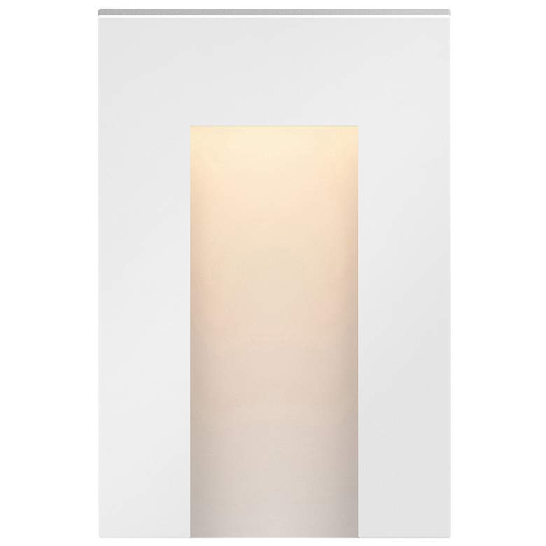 Image 1 Taper 3 inch Wide White Step Light by Hinkley Lighting