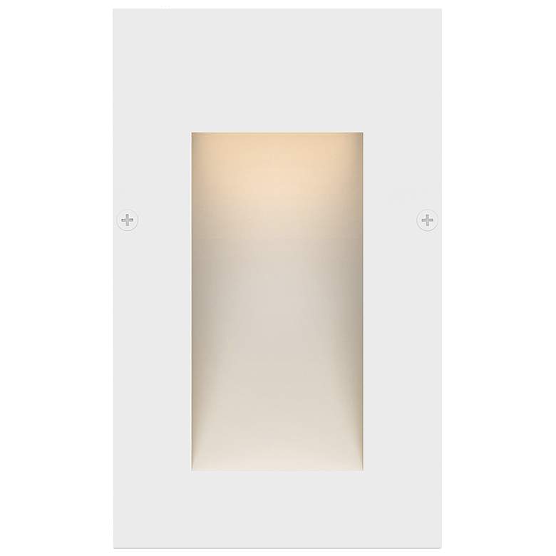 Image 1 Taper 3 inch Wide White Step Light by Hinkley Lighting