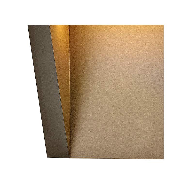 Image 2 Taper 7"H Textured Oil-Rubbed Bronze LED Outdoor Wall Light more views