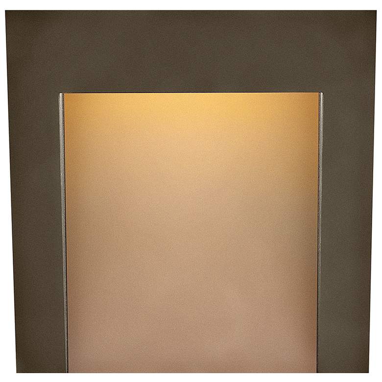 Image 6 Taper 7"H Textured Oil-Rubbed Bronze LED Outdoor Wall Light more views