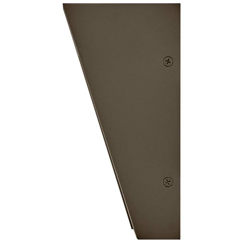Image 7 Taper 7"H Textured Oil-Rubbed Bronze LED Outdoor Wall Light more views