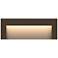 Taper 8" Wide Bronze LED Horizontal Outdoor Deck Step Light