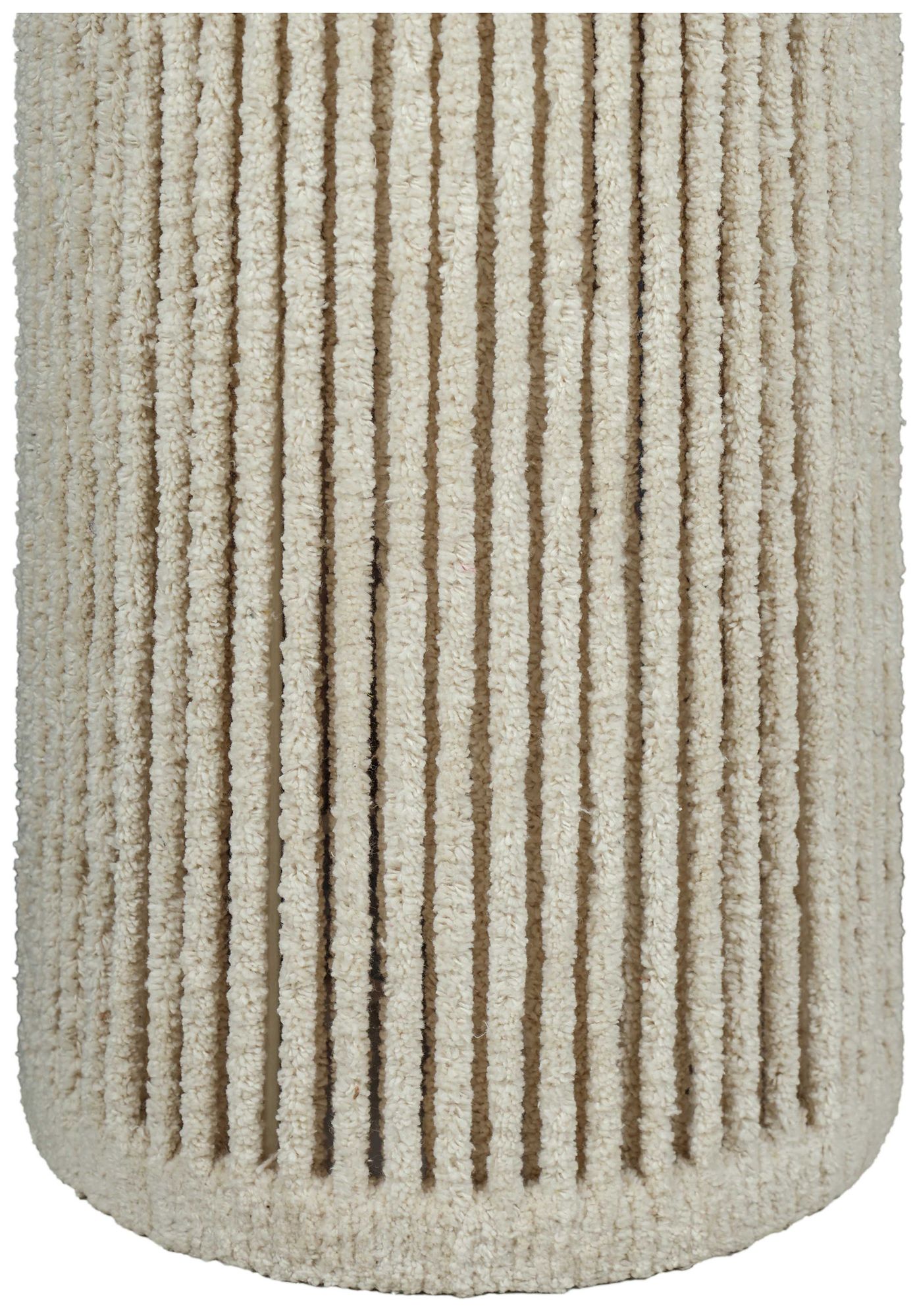 Image 5 Tapered Natural Chenille Fiber Floor Lamp more views
