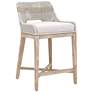 Tapestry 26" Taupe and White Counter Stool
