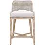 Tapestry 26" Taupe and White Counter Stool