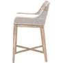Tapestry 26" Taupe and White Counter Stool