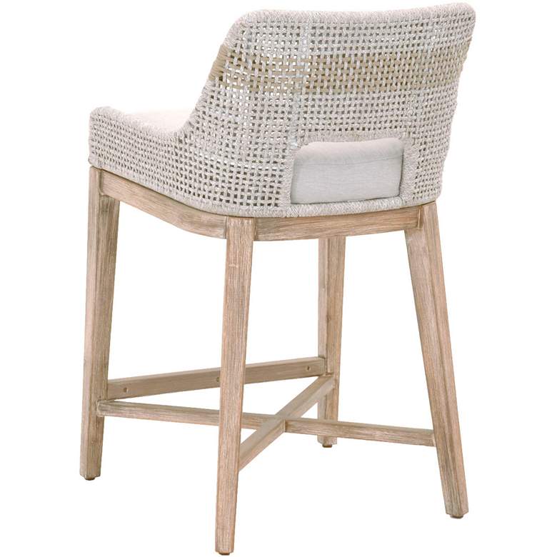 Image 4 Tapestry 26" Taupe and White Counter Stool more views