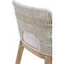 Tapestry 26" Taupe and White Counter Stool