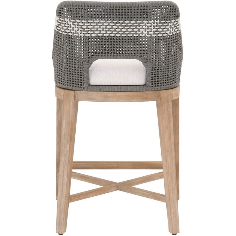 Image 5 Tapestry 27 inch Dove Flat and White Rope Wood Counter Stool more views