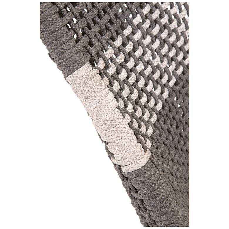 Image 6 Tapestry Outdoor Dining Chair, Dove Rope, White Speckle Stripe, Set of 2 more views