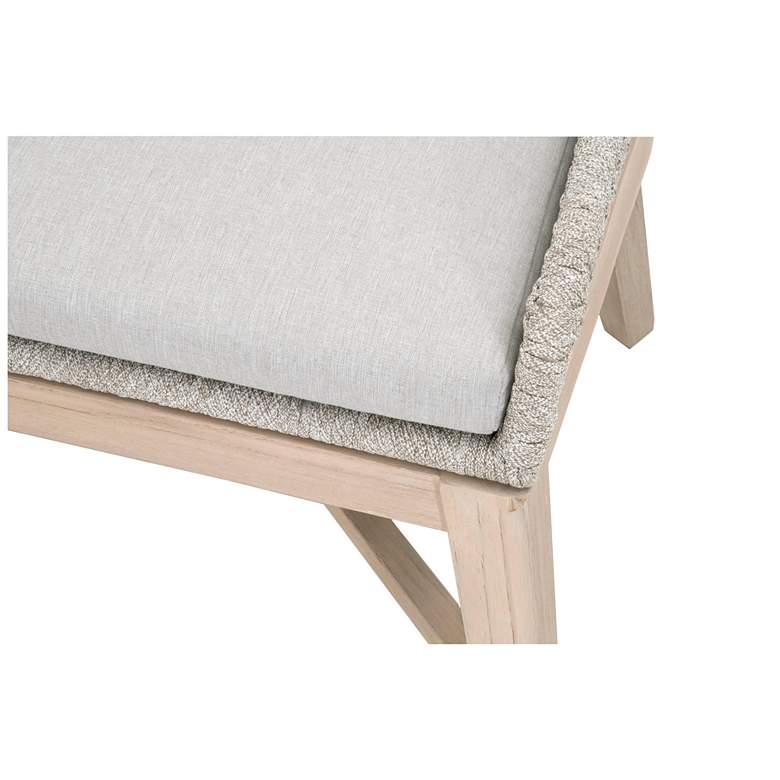 Image 7 Tapestry Outdoor Dining Chair, Taupe & White Rope, Taupe Stripe, Set of more views