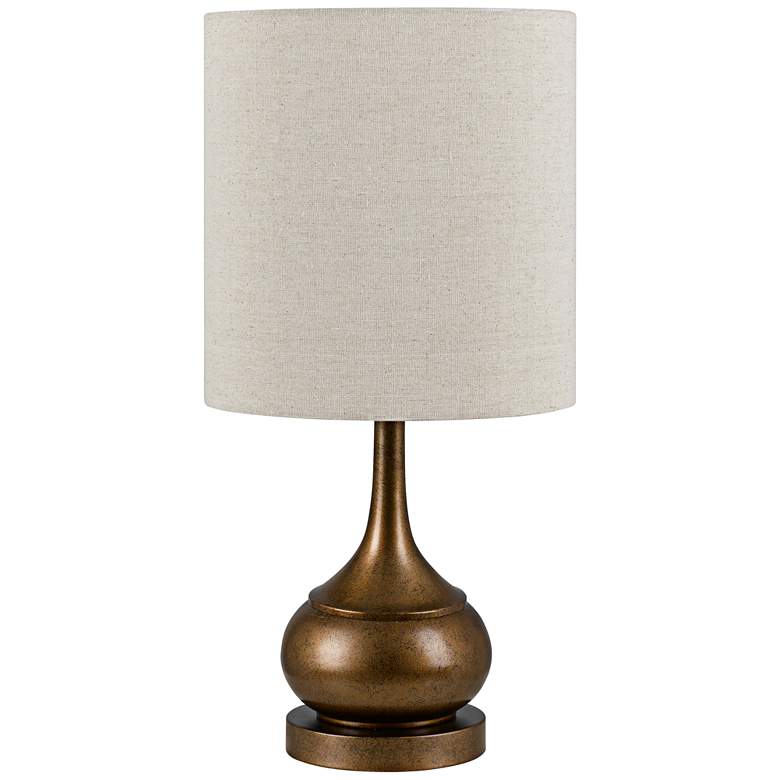 Image 1 Tapron Rust Metal Accent Table Lamp