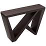 5_Tara 48" Wide Red Cocoa Wood Rectangle Console Table more views
