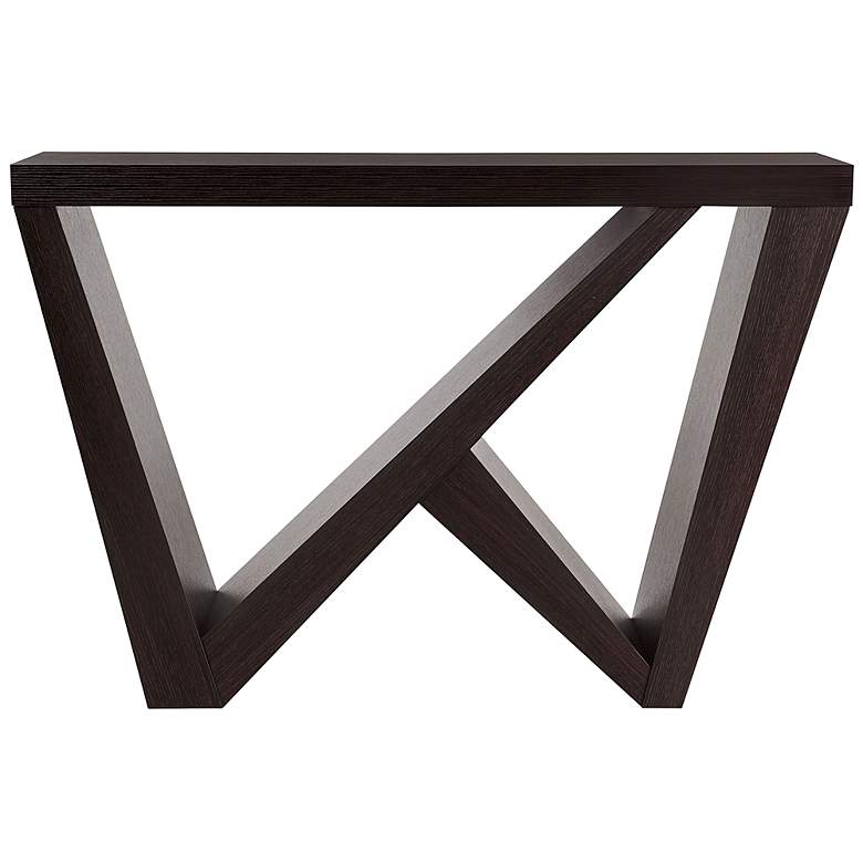 Image 6 Tara 48" Wide Red Cocoa Wood Rectangle Console Table more views