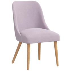 Tara Linen Lilac Fabric Dining Chair