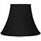 Taranto Black Mesh Fabric Bell Lamp Shade 7x14x11 (Spider)
