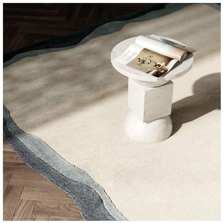 Image 2 Tarba Grey 5'x7' Rectangular Floor Rug more views
