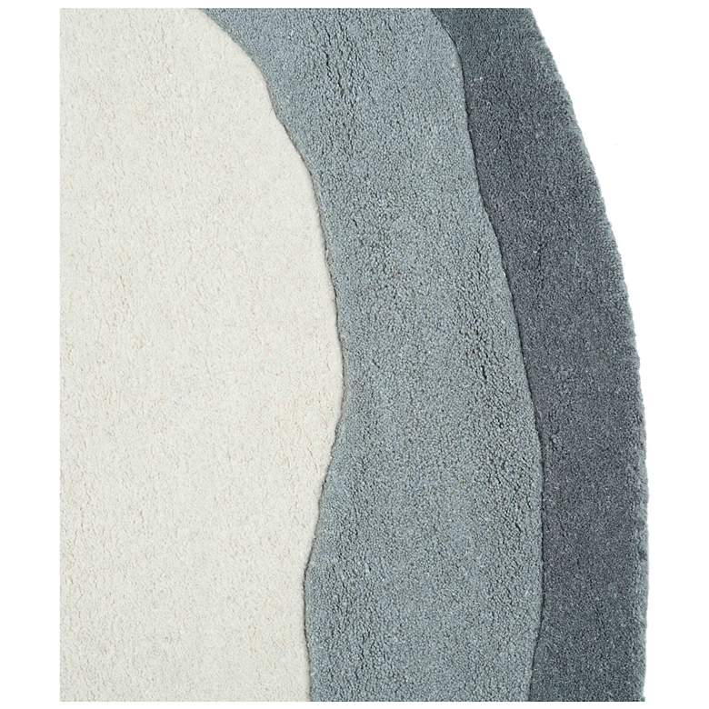 Image 4 Tarba Grey 8'x10' Organic Floor Rug more views