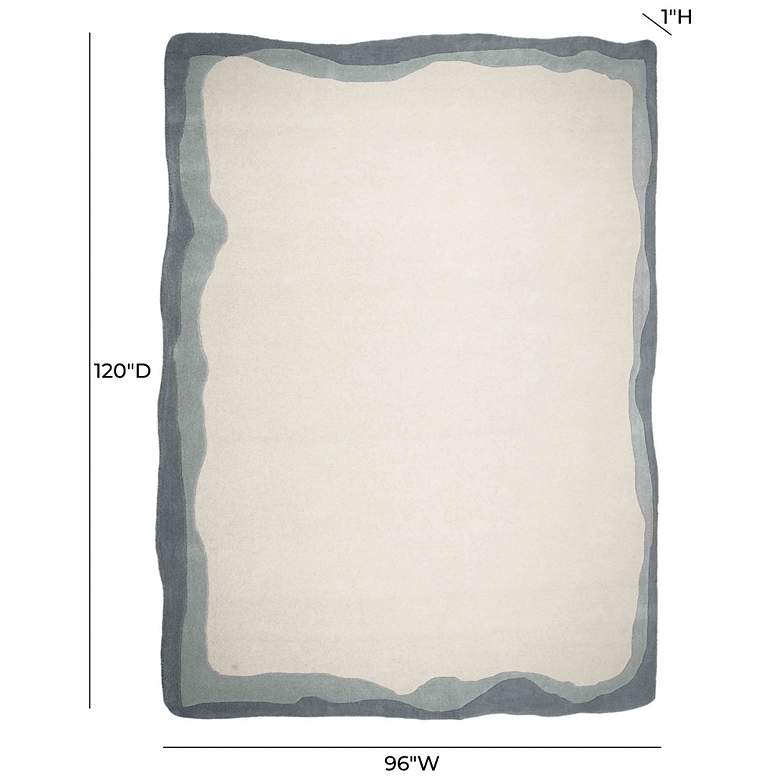 Image 6 Tarba Grey 8'x10' Rectangular Floor Rug more views