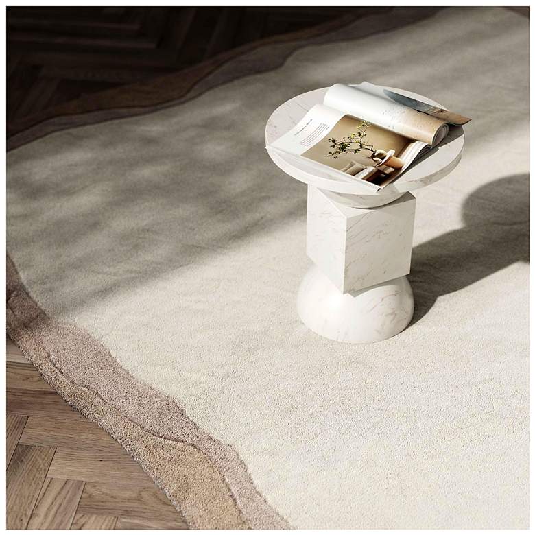 Image 2 Tarba Tan 8'x10' Rectangular Floor Rug more views