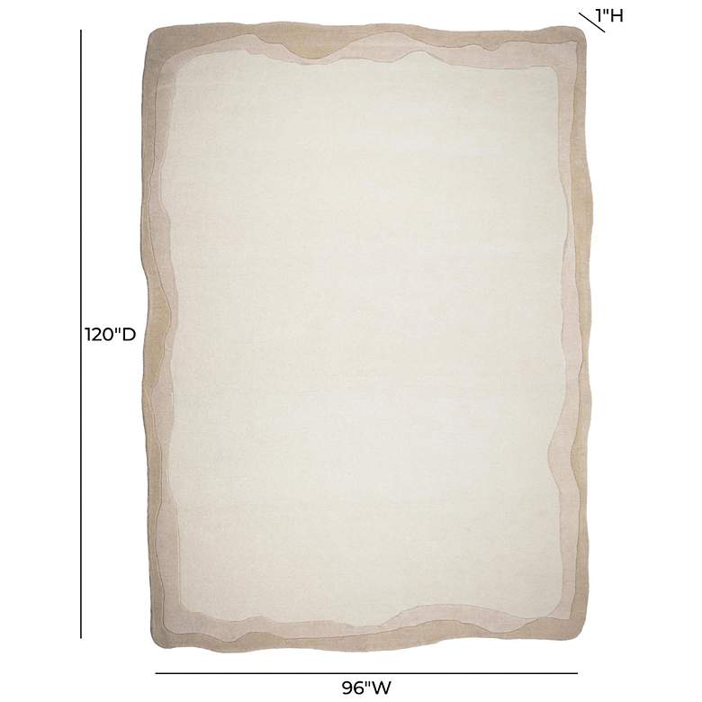 Image 6 Tarba Tan 8'x10' Rectangular Floor Rug more views