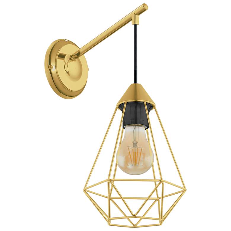 Image 1 Tarbes Brushed Brass LED Wall Light