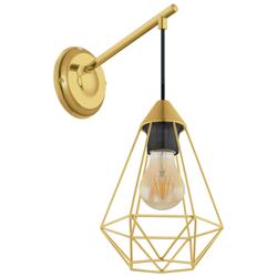 Tarbes  Brushed Brass LED Wall Light
