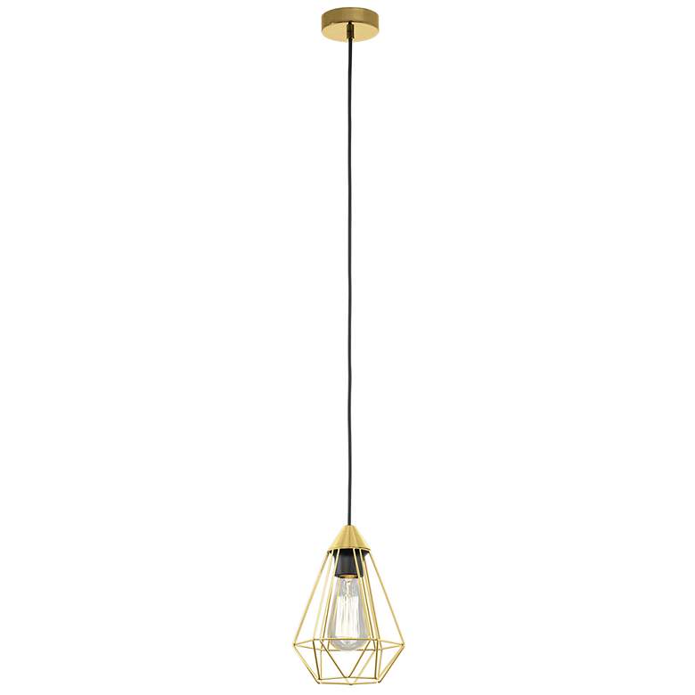 Image 1 Tarbes Brushed Brass Mini Pendant