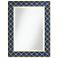 Tarim 27 3/4" x 36" Blue and Gold Rectangular Mirror