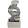 Tarin Four Bowl 23 1/2" High Gray Faux Stone Cascading Floor Fountain