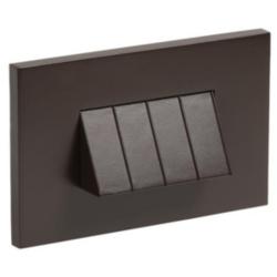 Tarpa Turtle 4 3/4"W Antique Bronze LED Landscape Step Light