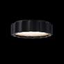 2_Tarte 3.88"H x 11.75"W 1-Light Crystal Flush Mount in Black more views