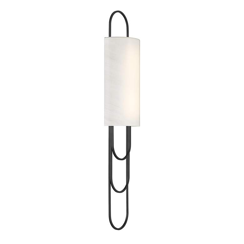 Image 4 Tartine 1-Light LED Wall Sconce in Matte Black more views