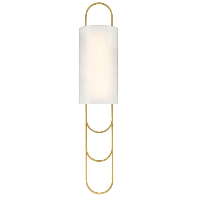 Image 1 Tartine 1-Light LED Wall Sconce in Warm Brass