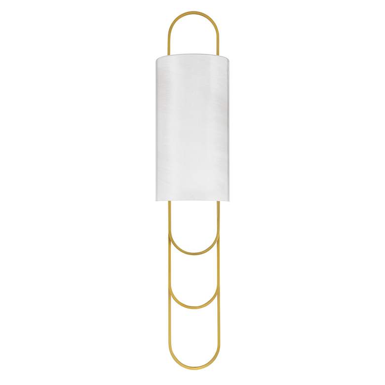 Image 2 Tartine 1-Light LED Wall Sconce in Warm Brass more views