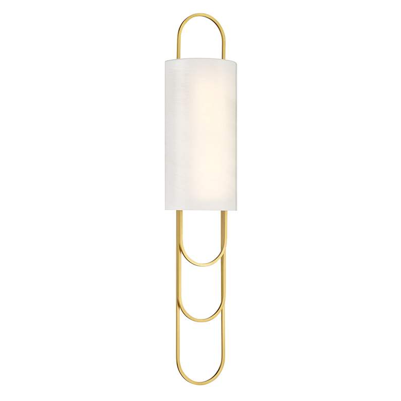 Image 3 Tartine 1-Light LED Wall Sconce in Warm Brass more views