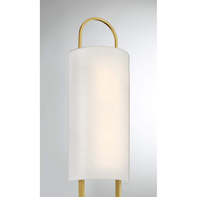 Image 6 Tartine 1-Light LED Wall Sconce in Warm Brass more views