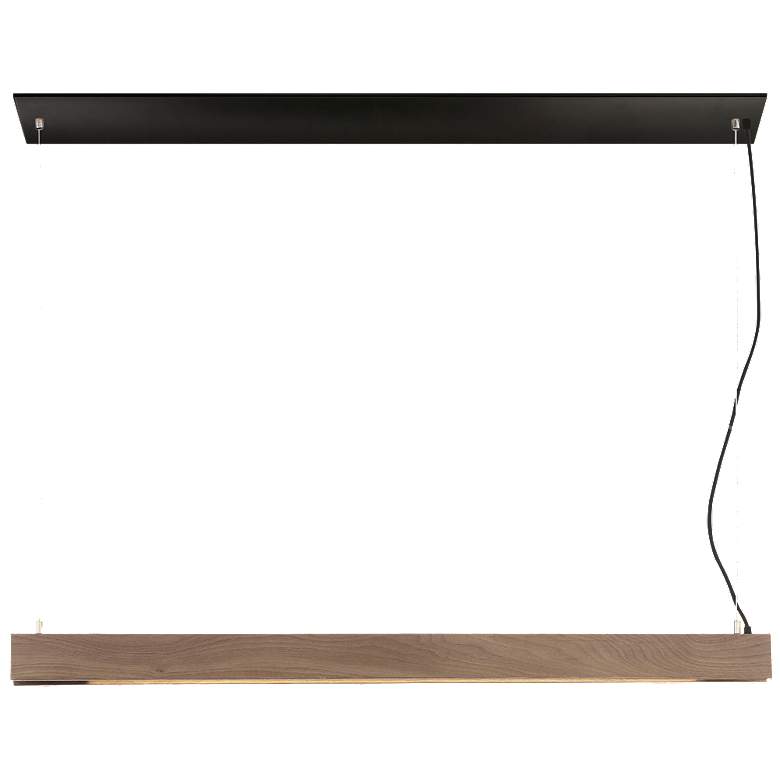 Image 1 Task; LED Wood Linear Pendant with Sensor