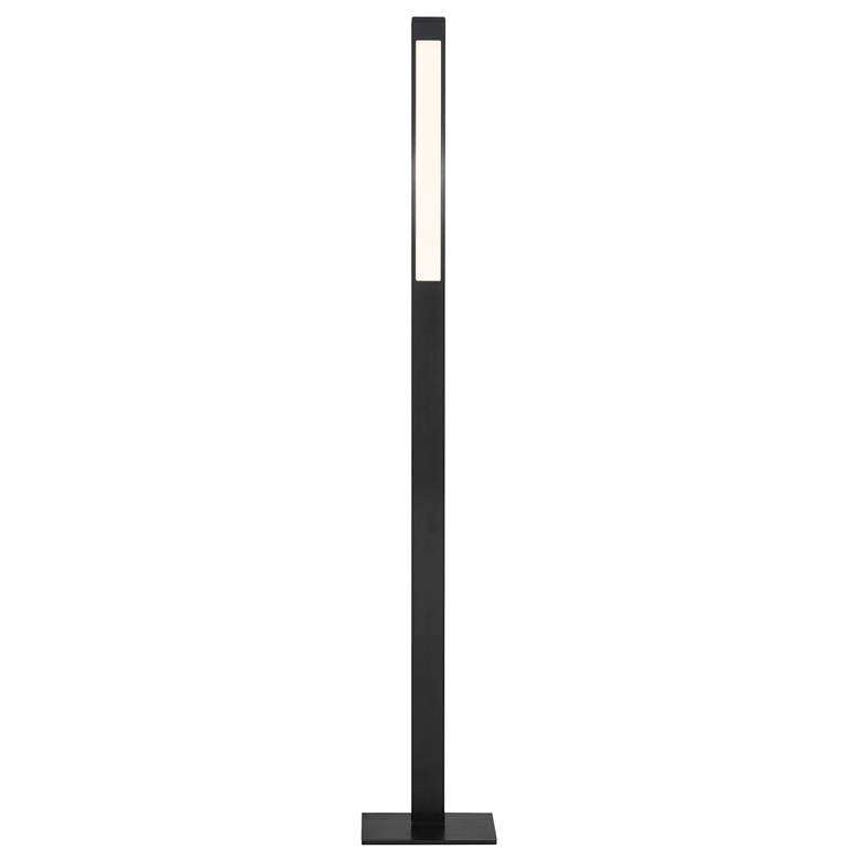 Image 1 Task Portables Anodized Brushed Coal Black LED Floor Lamp