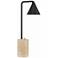 Task Portables Coal Black LED Accent Table Lamp